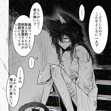 おなかの空いた野良猫が幸せになるまで
