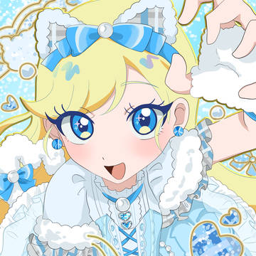 ふわふわキャットみつきブルー(パラレル)