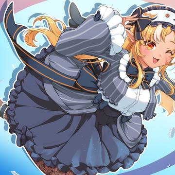 ステッカー衣装プレアちゃん