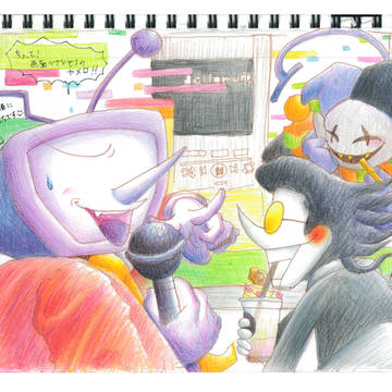 【Spamtenna】スパテナオフ会イラスト③