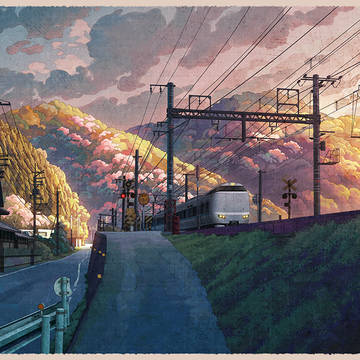 華栄夕照