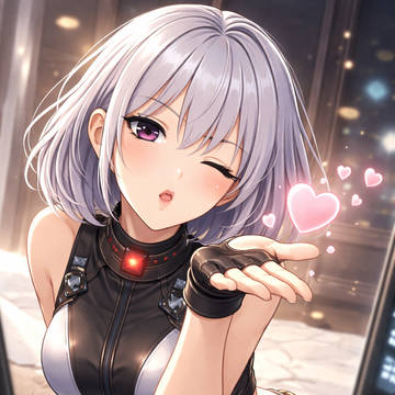 オリキャラ投げキッス