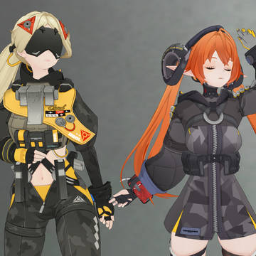 Trigger and Orphie Unconscious