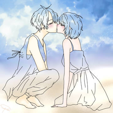 【憐澪イラスト】輪郭をなぞる