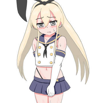 悪ノリで女装させられた島風くん