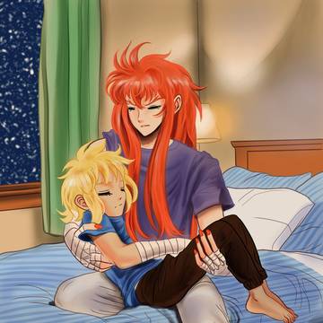 Camus et Hyoga