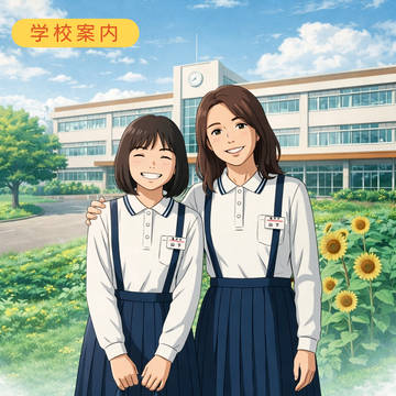 とある中学校のパンフレット
