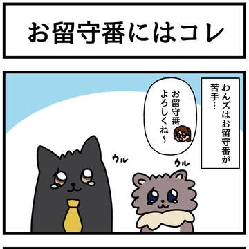 「お留守番にはコレ」