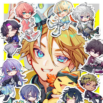 【にじそうさく11】アクスタサンプル・お品書き