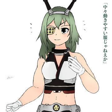 木曾さん×陸奥コス=?