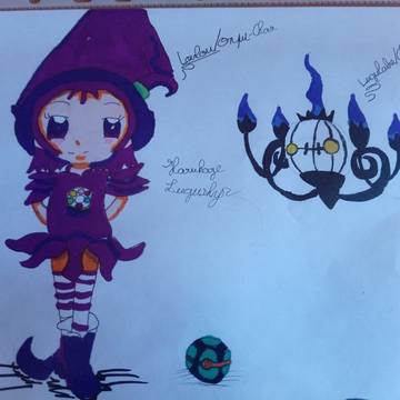 Onpu Sgawa and her Chandelure