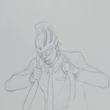 うるとらくがき(着衣してますよ)