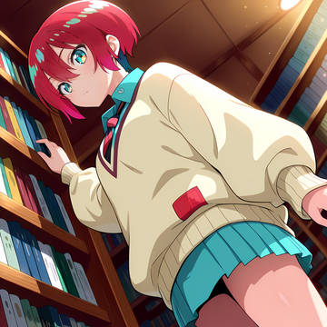 【お題箱】図書室で痴漢されるマチュ