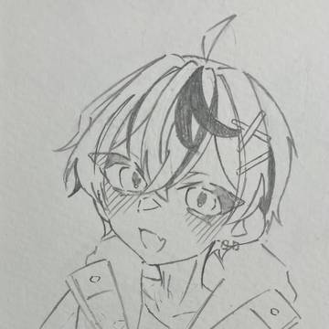 服の細かいところまで描けてない😭