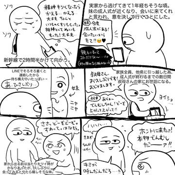 妹と久々に会って振り回された話