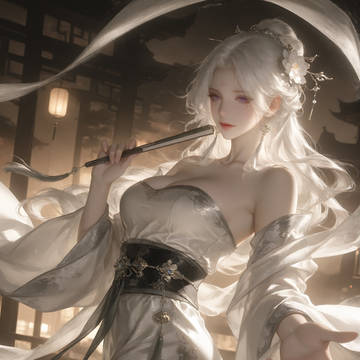 执扇立华堂