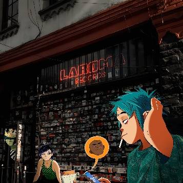 GORILLAZ IN "LA ROMA RECORD'S"
