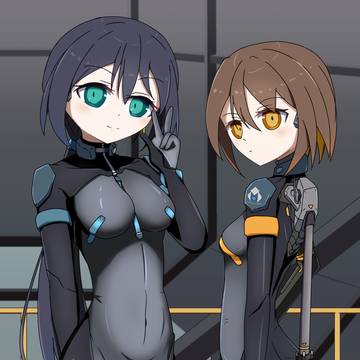 有珠野希結&上高地楓 パイロットスーツ Ver.