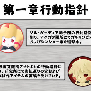 【五圏戦線】第一章行動指針【ヒーズル山道の攻防】