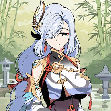 【原神】静かなる美しさ - 申鶴 ❄️🌿