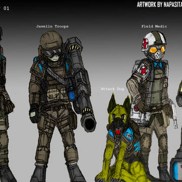 Endmost Corps Infantry Series
