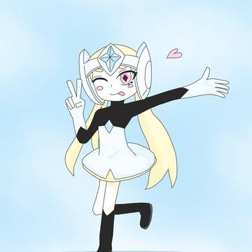 ブロスタの新キャラが可愛かったので、描きました