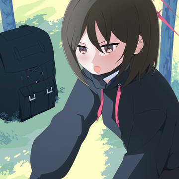 先生、テント組み立てるよ