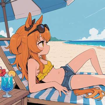 ビーチdeまったり！ウマ娘