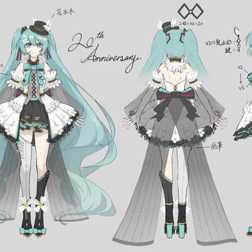 初音ミク20周年衣装
