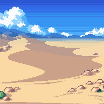 Vast desert