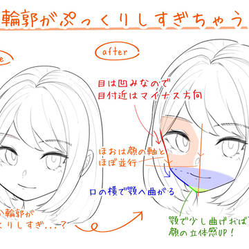 顔の輪郭がぷっくりしすぎちゃう人へ
