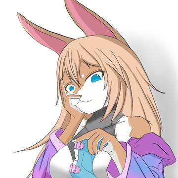 愛打遊戲的兔娘