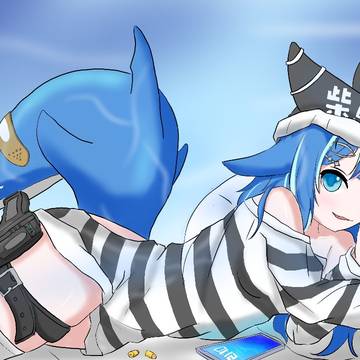 愛打遊戲的鯊魚娘