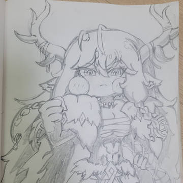트릭컬 디아나(왕년) 그림