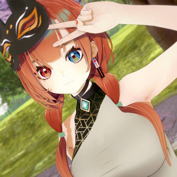 [キャラ配布]Vtuber 巫神こん[コイカツ]