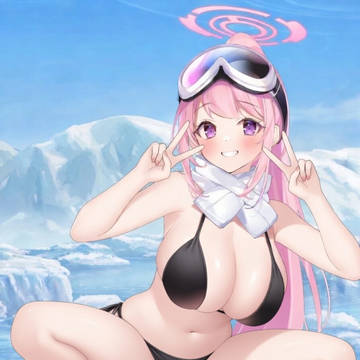 エイミM字開脚