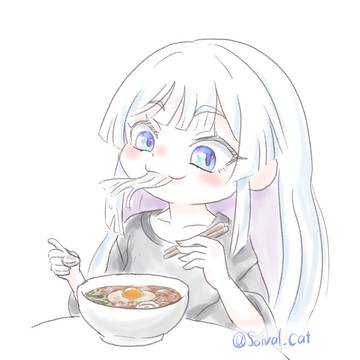 月見そば!