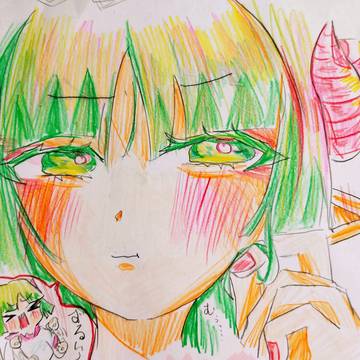 魔入間落書き〜!