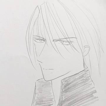 若セフィ落書き