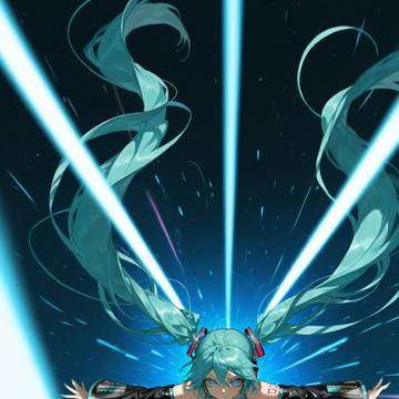 Miku Miku beams☄️🥬
