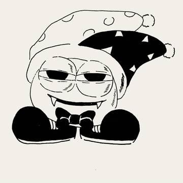 不気味な笑み
