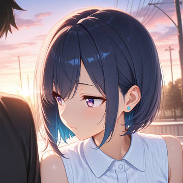 (R18)藍色短髮 part-A