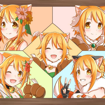 (リメイク)ヒヨリちゃんおめでとうイラスト