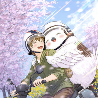 お花見ツーリング