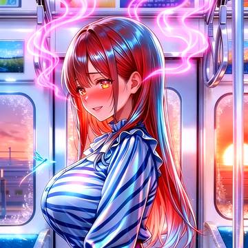 Magical Sunset on the Train 魔法電車