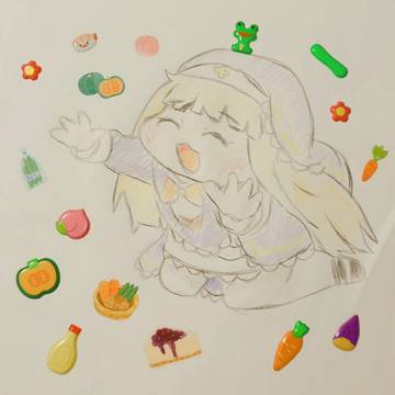 たくさんのプレゼントをもらったスピキ