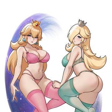 Peach and Rosalina