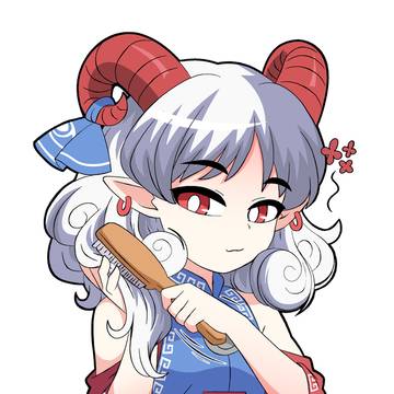 [Comm] Yuuma brushing her hair