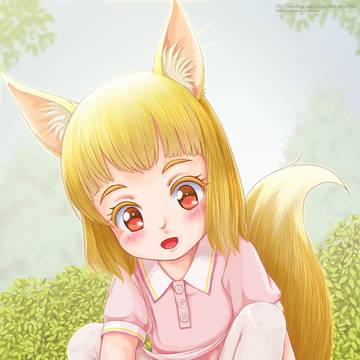 狐耳の女の子③