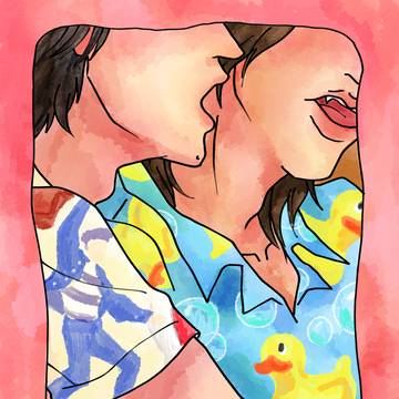「完全犯罪と古着の話」イメージイラスト